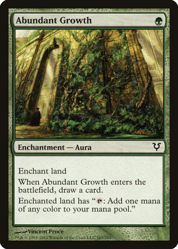 Abundant Growth [Avacyn Restored] Online now