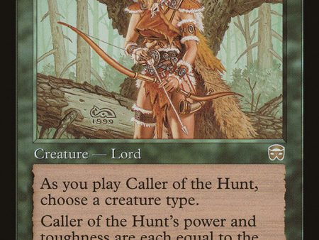 Caller of the Hunt [Mercadian Masques] Hot on Sale