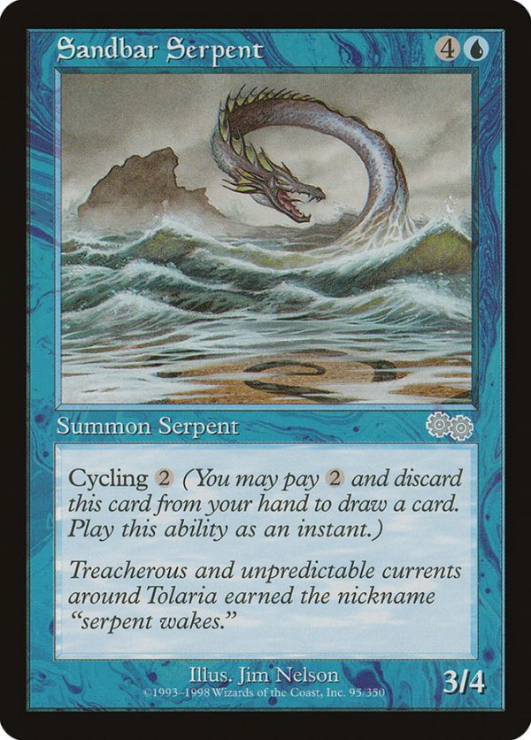 Sandbar Serpent [Urza s Saga] Sale