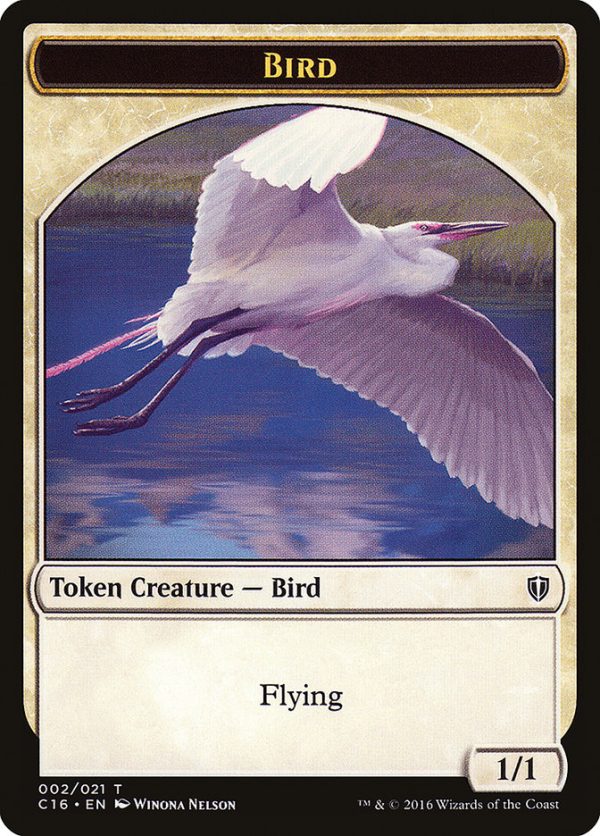 Bird (002)    Saproling (016) Double-Sided Token [Commander 2016 Tokens] For Cheap