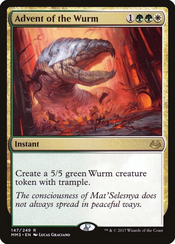 Advent of the Wurm [Modern Masters 2017] Online now