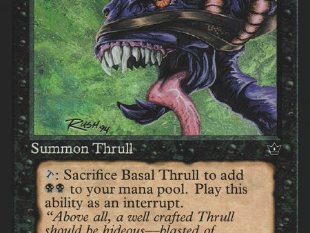 Basal Thrull (Christopher Rush) [Fallen Empires] Sale