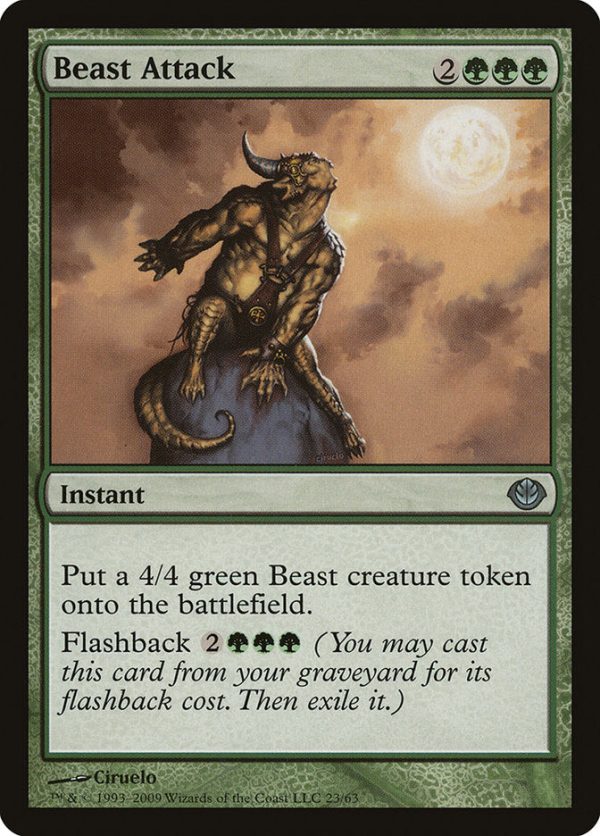 Beast Attack [Duel Decks: Garruk vs. Liliana] For Cheap