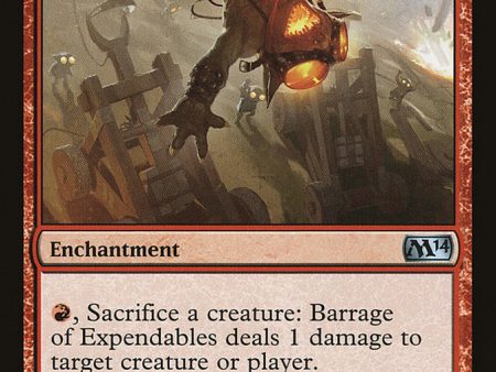 Barrage of Expendables [Magic 2014] For Sale