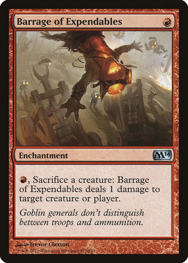 Barrage of Expendables [Magic 2014] For Sale