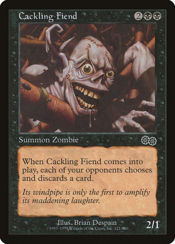 Cackling Fiend [Urza s Saga] For Cheap