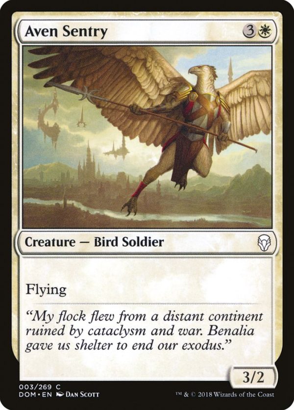 Aven Sentry [Dominaria] Fashion