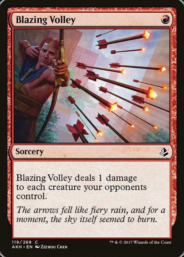 Blazing Volley [Amonkhet] For Sale