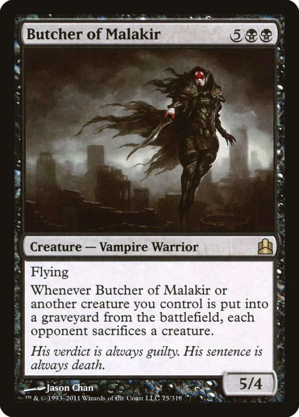 Butcher of Malakir [Commander 2011] For Discount