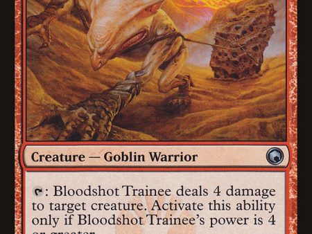 Bloodshot Trainee [Scars of Mirrodin] Online Hot Sale