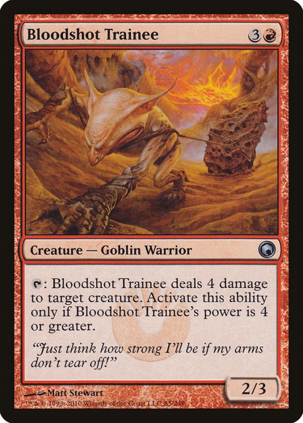 Bloodshot Trainee [Scars of Mirrodin] Online Hot Sale