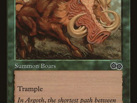 Argothian Swine [Urza s Saga] Sale