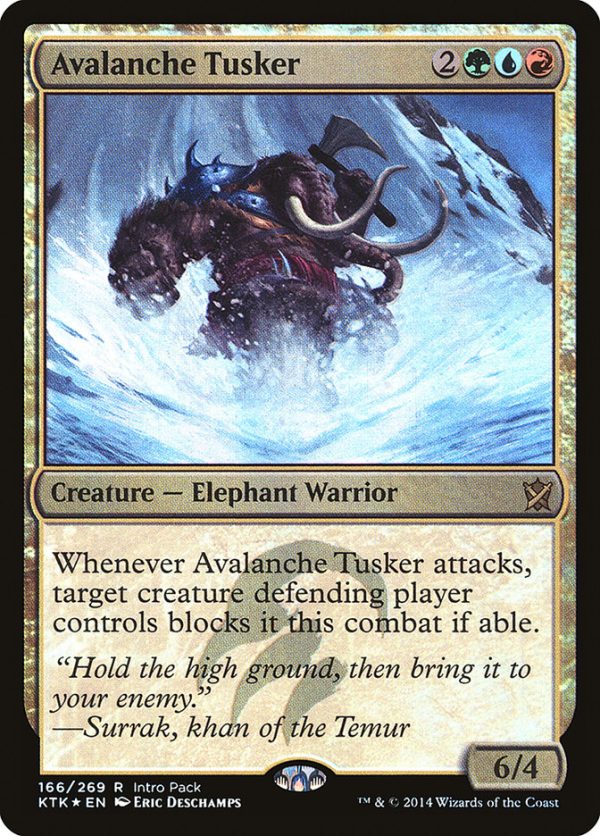 Avalanche Tusker (Intro Pack) [Khans of Tarkir Promos] Online Sale