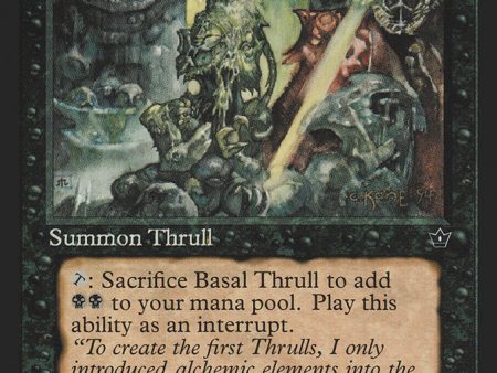 Basal Thrull (Richard Kane Ferguson) [Fallen Empires] For Discount