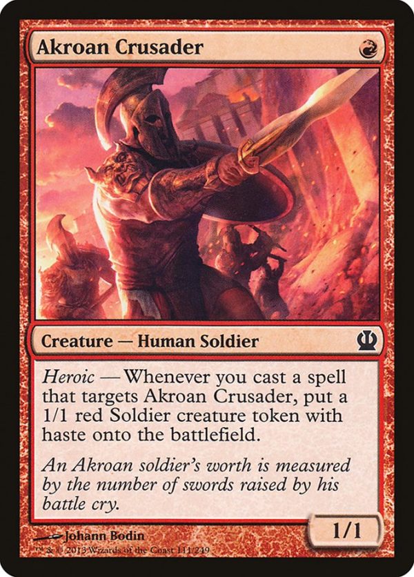 Akroan Crusader [Theros] on Sale