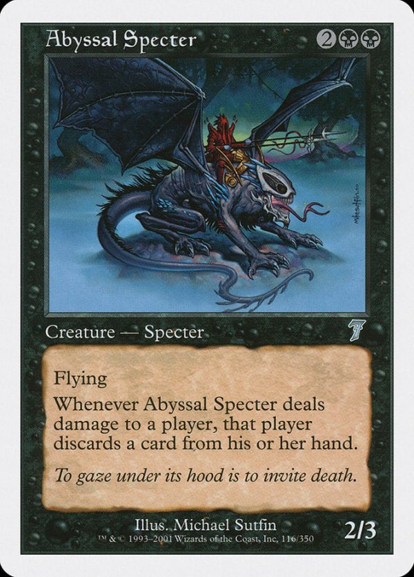 Abyssal Specter [Seventh Edition] Discount