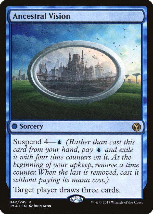 Ancestral Vision [Iconic Masters] Supply