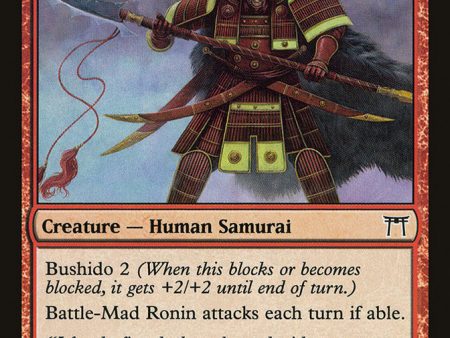 Battle-Mad Ronin [Champions of Kamigawa] Hot on Sale