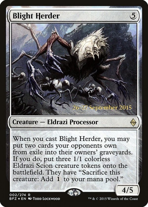 Blight Herder [Battle for Zendikar Prerelease Promos] Online Hot Sale