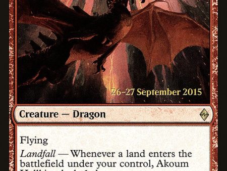 Akoum Hellkite [Battle for Zendikar Prerelease Promos] Fashion