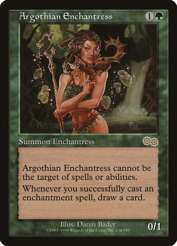 Argothian Enchantress [Urza s Saga] For Discount