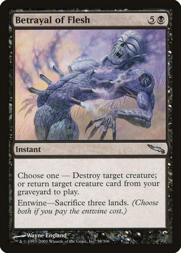 Betrayal of Flesh [Mirrodin] For Discount