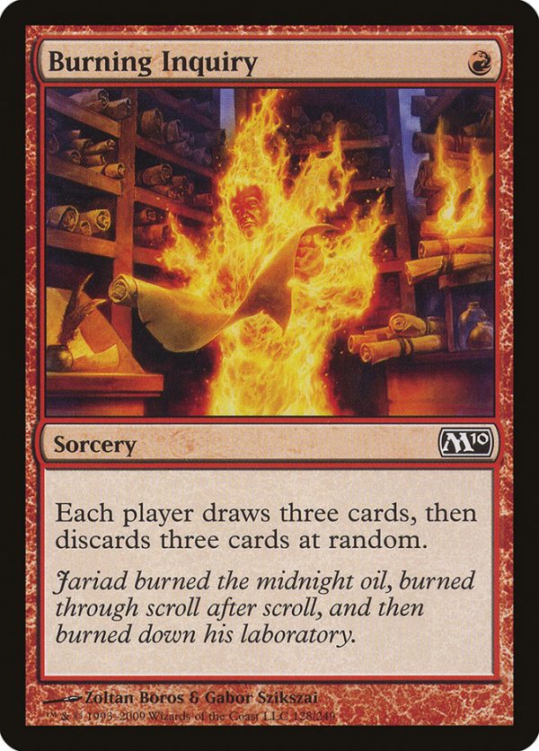 Burning Inquiry [Magic 2010] Sale